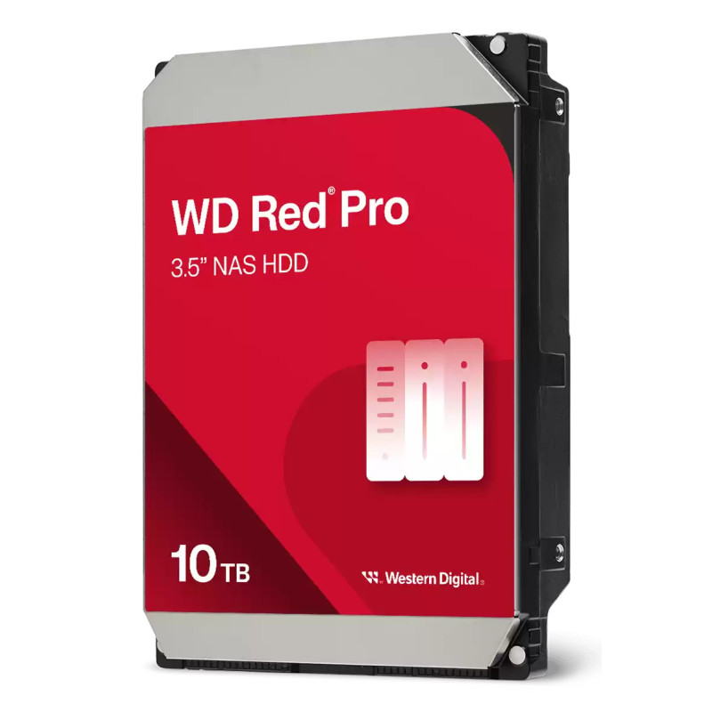 Western Digital Red Pro disco rigido interno 10 TB 7200 Giri/min 512 MB 3.5" Serial ATA III
