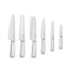 Smeg Ceppo con coltelli 50's Style - Panna LUCIDO - KBSF02CR