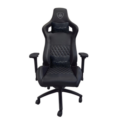 KeepOut XSPROHAMMER Sedia per gaming universale Seduta imbottita Nero, Grigio