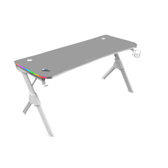 Mars Gaming MGD140RGBW scrivania per computer Grigio, Bianco