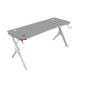 Mars Gaming MGD140RGBW scrivania per computer Grigio, Bianco