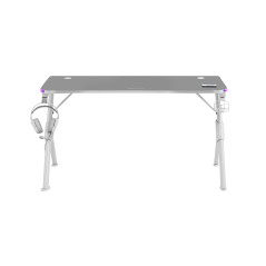 Mars Gaming MGD140RGBW scrivania per computer Grigio, Bianco