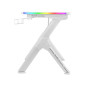 Mars Gaming MGD140RGBW scrivania per computer Grigio, Bianco