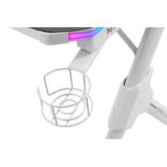 Mars Gaming MGD140RGBW scrivania per computer Grigio, Bianco