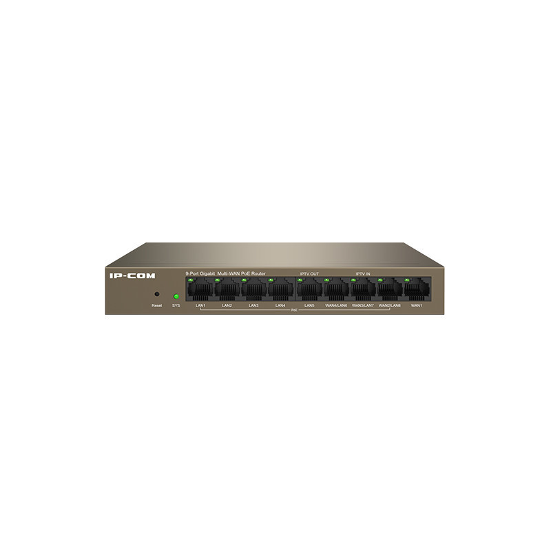 IP-COM Networks M20-8G-PoE router cablato Gigabit Ethernet Grigio IP-COM Networks M20-8G-PoE router cablato Gigabit Ethernet Grigio