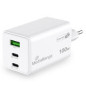 MediaRange MRMA123 Caricabatterie per dispositivi mobili Computer portatile, Smartphone, Tablet Bianco AC Ricarica rapida