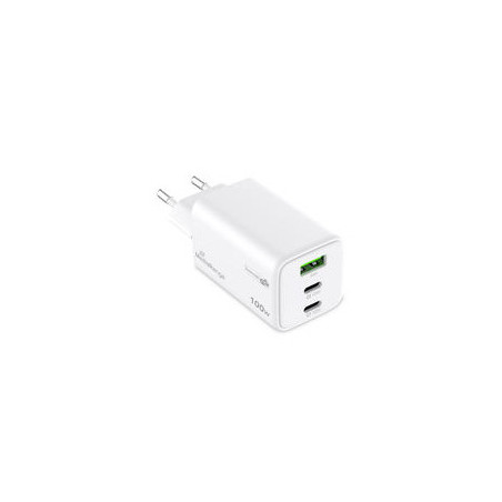 MediaRange MRMA123 Caricabatterie per dispositivi mobili Computer portatile, Smartphone, Tablet Bianco AC Ricarica rapida