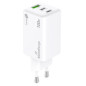 MediaRange MRMA123 Caricabatterie per dispositivi mobili Computer portatile, Smartphone, Tablet Bianco AC Ricarica rapida