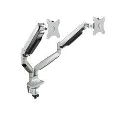TooQ DB3132TNR-S Supporti a parete per TV 81,3 cm (32") Scrivania Argento