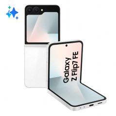 Samsung Galaxy Z Flip7 FE Smartphone AI, RAM 8GB, 128GB, Display 3,4" Super AMOLED 6,7" Dynamic AMOLED 2X, Fotocamera 50MP,