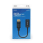 Savio AK-62 cavo e adattatore video 0,2 m DisplayPort HDMI Nero