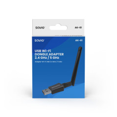 Savio AK-61 scheda di rete e adattatore WLAN 3464 Mbit s