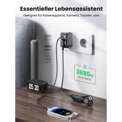 Ugreen 90613 Caricabatterie per dispositivi mobili Universale Nero AC Interno