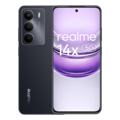 realme 14x 5G 16,9 cm (6.67") Dual SIM ibrida Android 15 USB tipo-C 8 GB 256 GB 5000 mAh Nero