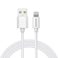 Savio CL-192 cavo USB USB 2.0 1 m USB A Bianco