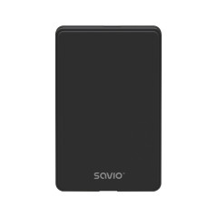 Savio SAVAK-73 contenitore di unità di archiviazione Box esterno HDD SSD Nero 2.5"