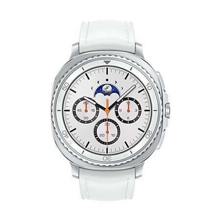 Samsung Galaxy Watch 8 Classic 3,3 cm (1.3") AMOLED 46 mm Digitale 438 x 438 Pixel Touch screen Argento Wi-Fi GPS (satellitare)