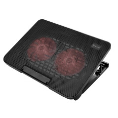 Savio COS-02 base di raffreddamento per laptop 43,9 cm (17.3") Nero