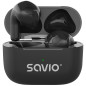 Savio TWS-02 PRO cuffia e auricolare Cuffie Wireless In-ear Musica/Giornaliera USB tipo-C Bluetooth Nero Savio TWS-02 PRO cuffia e auricolare Cuffie Wireless In-ear Musica/Giornaliera USB tipo-C Bluetooth Nero