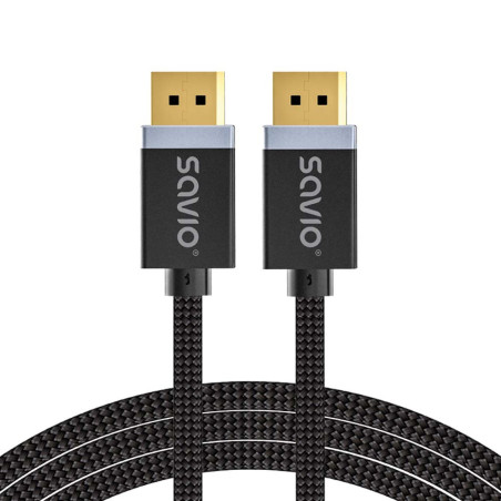Savio CL-176 cavo DisplayPort 3 m Nero