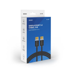Savio CL-176 cavo DisplayPort 3 m Nero