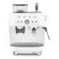 Smeg Macchina da Caffè Espresso Manuale con macinacaffè integrato 50's Style – Bianco LUCIDO – EGF03WHEU Smeg Macchina da Caffè Espresso Manuale con macinacaffè integrato 50's Style – Bianco LUCIDO – EGF03WHEU