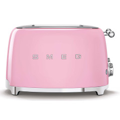 Smeg Tostapane 50's Style – Rosa LUCIDO 4x4 – TSF03PKEU