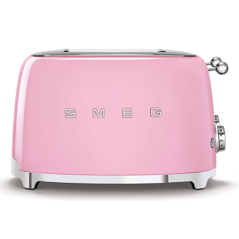 Smeg Tostapane 50's Style – Rosa LUCIDO 4x4 – TSF03PKEU