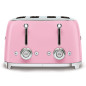 Smeg Tostapane 50's Style – Rosa LUCIDO 4x4 – TSF03PKEU Smeg Tostapane 50's Style – Rosa LUCIDO 4x4 – TSF03PKEU