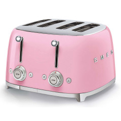 Smeg Tostapane 50's Style – Rosa LUCIDO 4x4 – TSF03PKEU