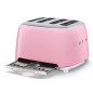 Smeg Tostapane 50's Style – Rosa LUCIDO 4x4 – TSF03PKEU