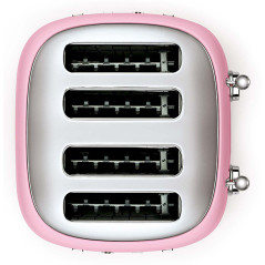 Smeg Tostapane 50's Style – Rosa LUCIDO 4x4 – TSF03PKEU