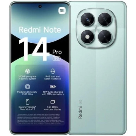 XIAOMI REDMI NOTE 14 PRO 12+512GB 5G CORAL GREEN OEM
