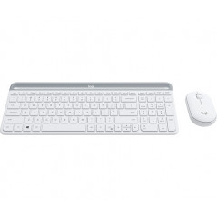Logitech Slim Wireless Combo MK470 tastiera RF Wireless Italiano Bianco