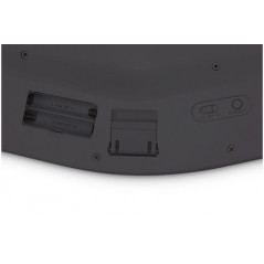 Kensington Pro Fit Ergo tastiera RF senza fili + Bluetooth QWERTY Inglese UK Nero