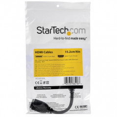 StarTech.com Cavo HDMI 2.0 prolunga salvaporta da 15cm - 4K 60Hz