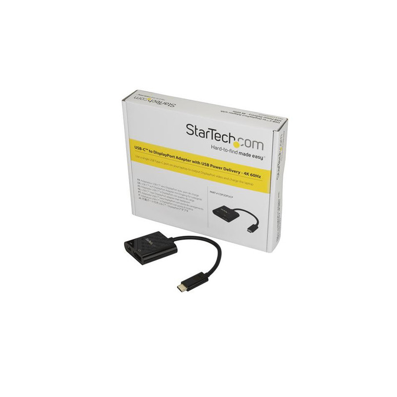 StarTech.com Adattatore USB-C a DisplayPort con Power Delivery USB - 4K 60hz