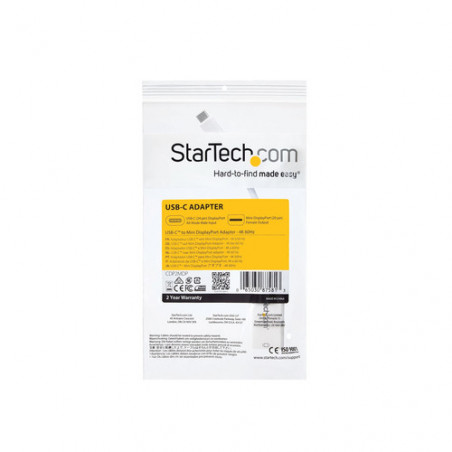 StarTech.com Adattatore video USB-C a Mini DisplayPort - 4k 60Hz - Bianco