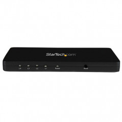 StarTech.com Sdoppiatore Splitter HDMI 4k 30hz 1x4 porte con custodia in alluminio